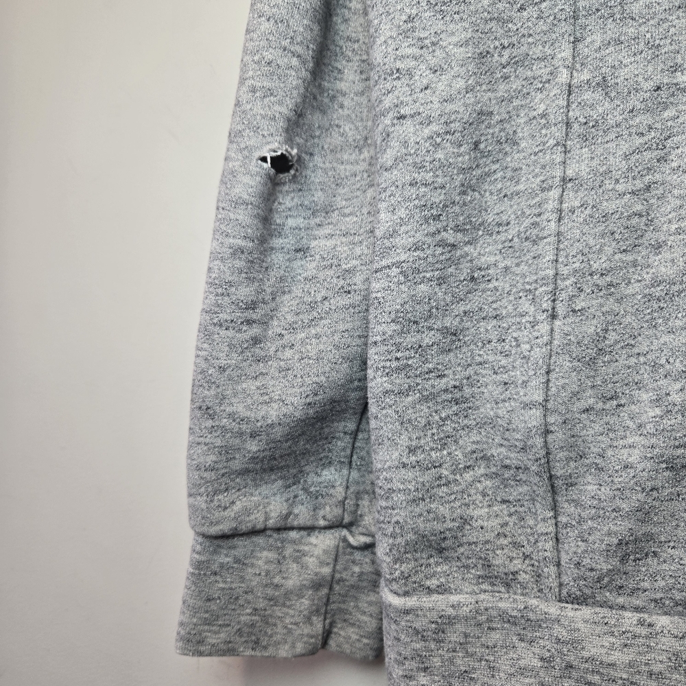 Figs Essential Gray Hoodie Jacket Women's Small Medical Scrubs Workwear - Picture 5 of 11